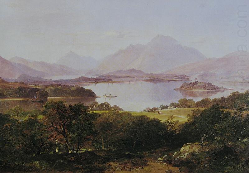 Horatio Mcculloch A View of Loch Lomond china oil painting image